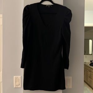 INC black long sleeve dress